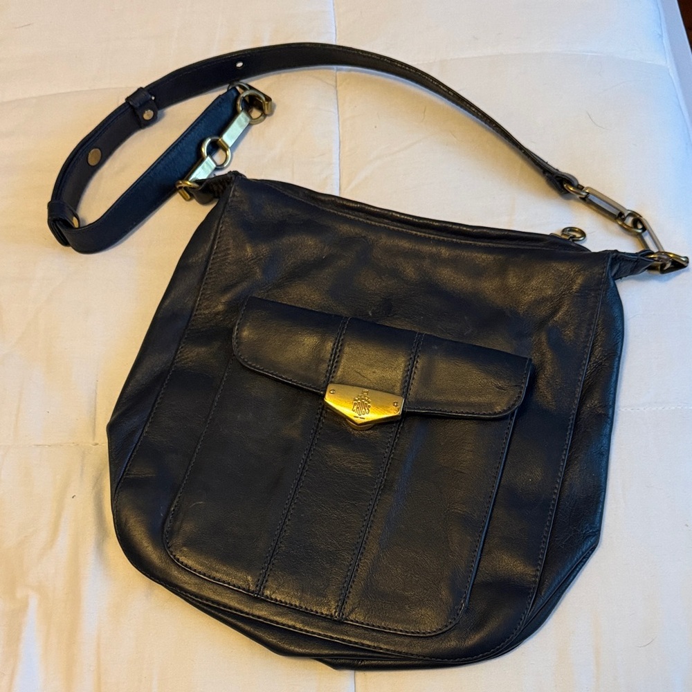 Mark Cross Vintage Leather Shoulder Bag